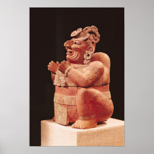 Anthropomorphic censer, from Guatemala Poster