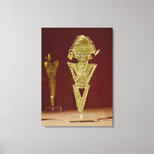 Anthropomorphic figure of a warrior canvas print