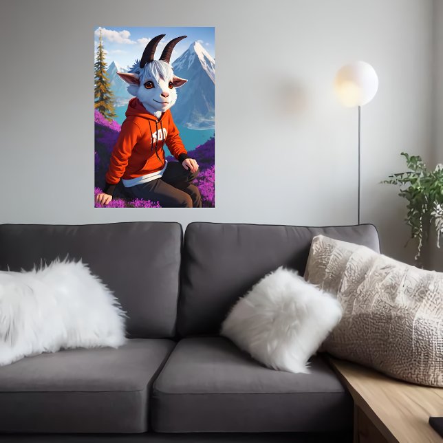 Anthropomorphic Goat | AI Art Poster (Creator Uploaded)