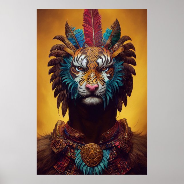 Anthropomorphic Tiger Poster (Front)