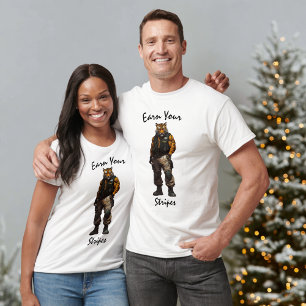 Anthropomorphic Tiger Soldier – Tactical Warrior T-Shirt