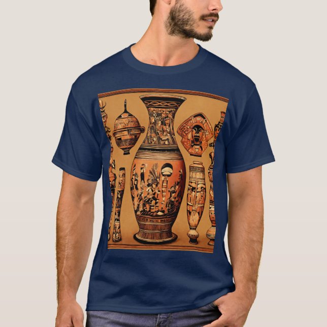 Anthropomorphic Vessels of the Xingu Peoples:  T-Shirt (Front)