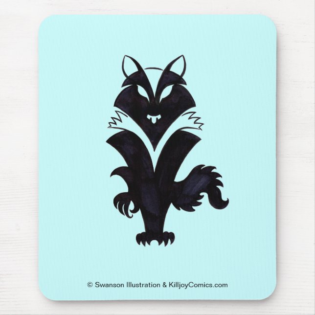 AnthroWolf Mouse Mat (Front)