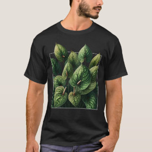 Anthurium Clarinervium Leaf Houseplant Plant T-Shirt