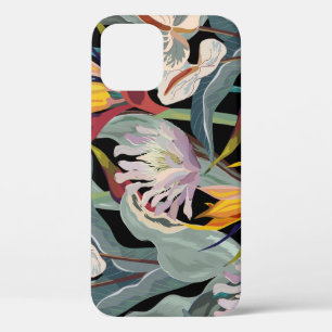 Anthurium Strelitzia: Tropical Vintage Splendour. iPhone 12 Case