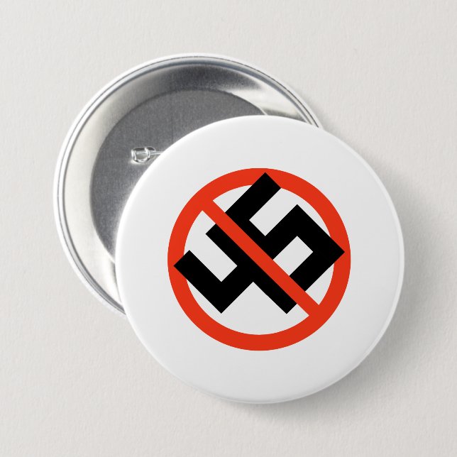 ANTI 45 7.5 CM ROUND BADGE (Front & Back)