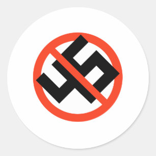 ANTI 45 CLASSIC ROUND STICKER