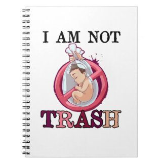 Anti Abortion Pro-Life Choice Stop Unborn Lives Notebook