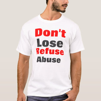 Anti-abuse men's T-Shirt