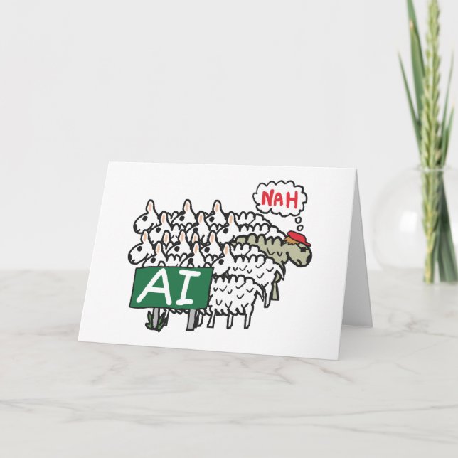 Anti AI Card (Front)