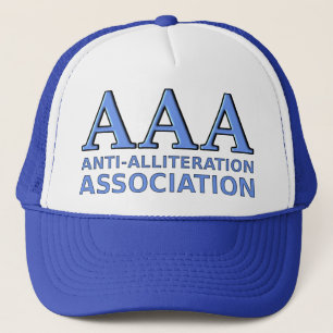 Anti-Alliteration Association Funny Cap Hat