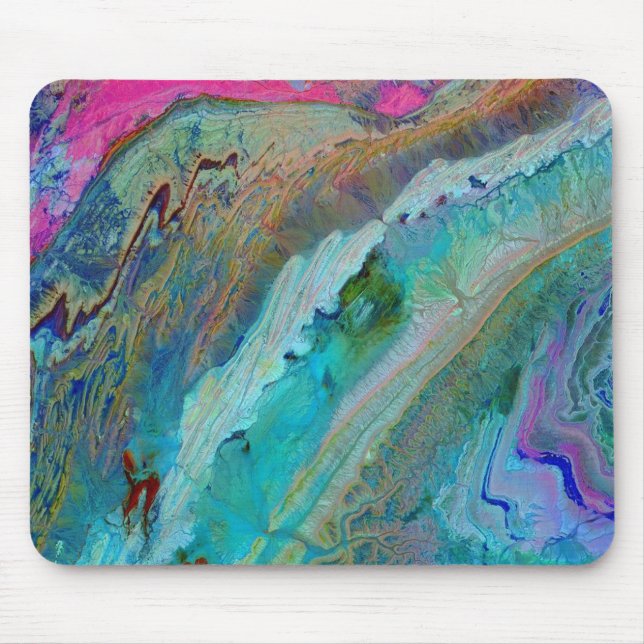 Anti-Atlas Mountains of Morocco - Terra satellite Mouse Mat (Front)