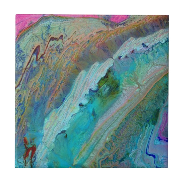 Anti-Atlas Mountains of Morocco - Terra satellite  Tile (Front)