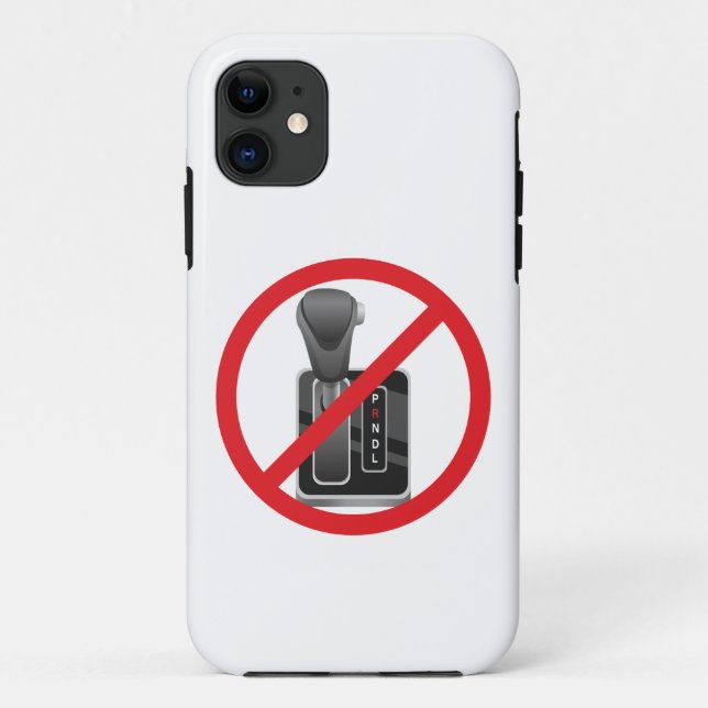 Anti-Automatic – Funny Stick Shift Manual Gearbox  Case-Mate iPhone Case (Back)