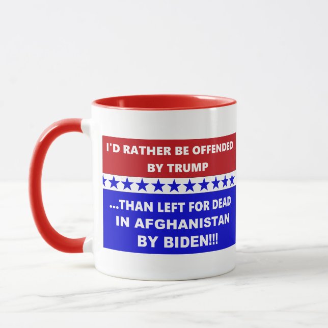 Anti Biden Afghanistan Left For Dead Mug (Left)