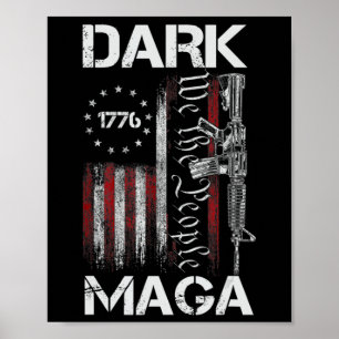 ANTI-BIDEN DARK MAGA SUPPORT TRUMP  POSTER