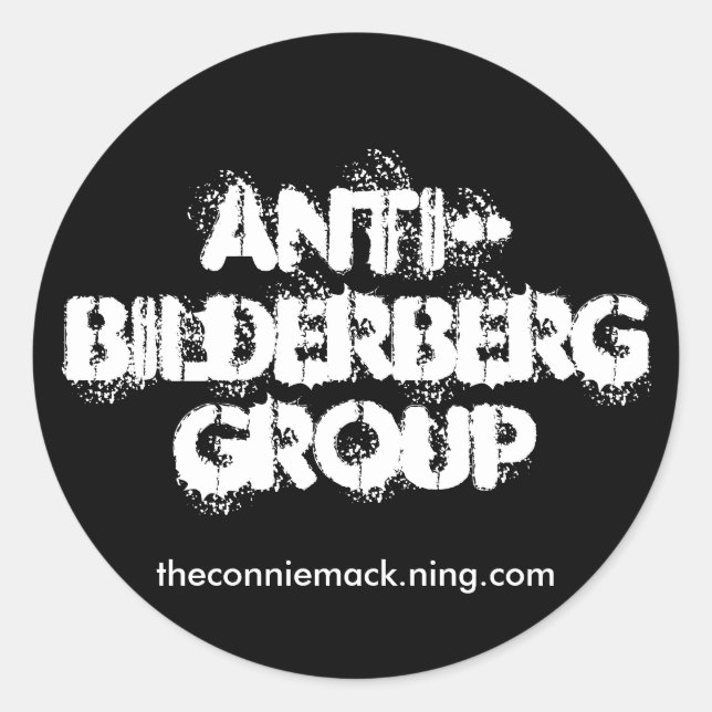 Anti-Bilderberg II Sticker (Front)