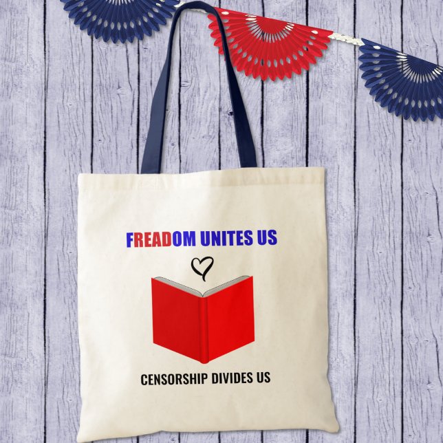 Anti Book Banning Logo Style Tote Bag (Creator Uploaded)