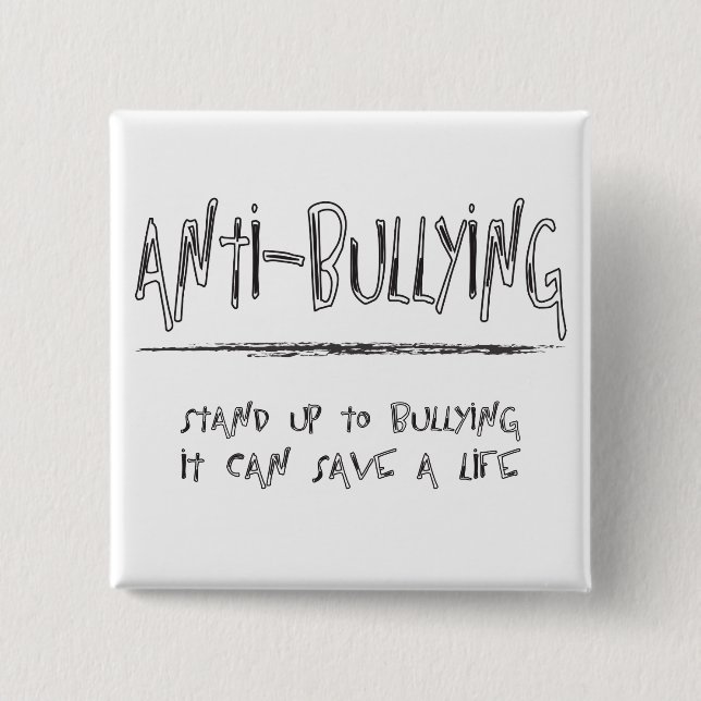 Anti-Bullying 15 Cm Square Badge (Front)