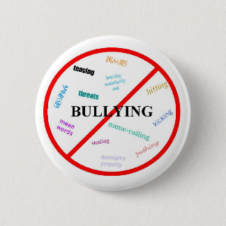 Anti Bullying 6 Cm Round Badge