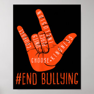 Anti Bullying Day Orange Kids 2022 Anti Bullying Poster
