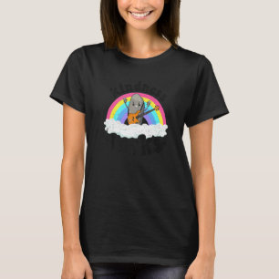 Anti Bullying Rainbow Hippie Music Teacher Kindnes T-Shirt