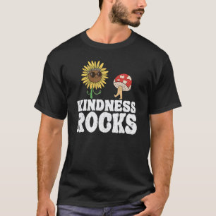 Anti Bullying Sped Teacher Hippie Sunflower Kindne T-Shirt
