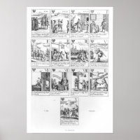 Anti-catholic playing cards commemorating