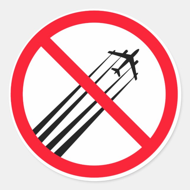 Anti Chemtrails Sticker (Front)