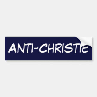 Anti-Christie Bumper Sticker