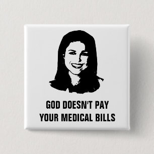 Anti- Christine O'Donnell 15 Cm Square Badge