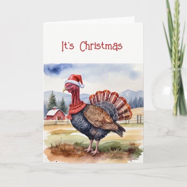  Anti-Christmas Not Everybody Like it so Just Hi Holiday Card (Front)