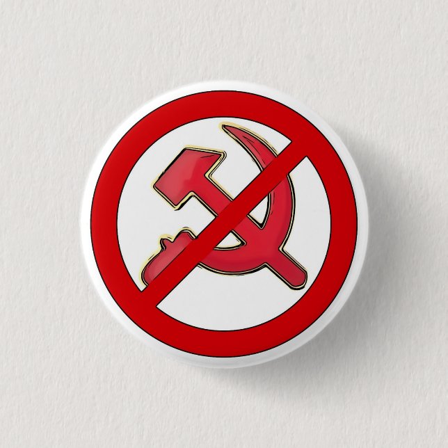 Anti-Collectivism 3 Cm Round Badge (Front)
