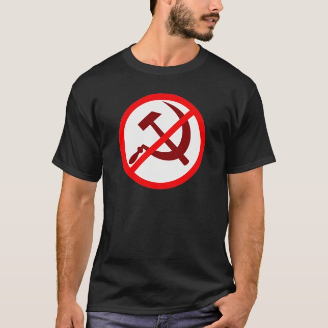 Anti-Communism NO TO COMMUNISM T-Shirt (Front)
