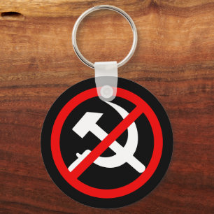 Anti-Communist, Say No to Communism Keychain