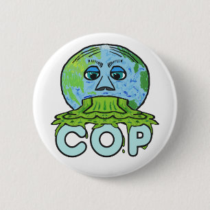Anti COP 6 Cm Round Badge