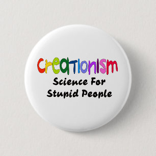 Anti-Creationism 6 Cm Round Badge