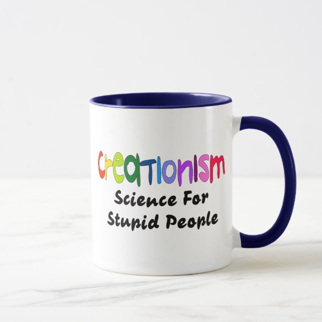 Anti-Creationism Mug (Right)