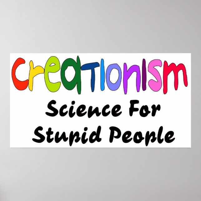 Anti-Creationism Poster (Front)