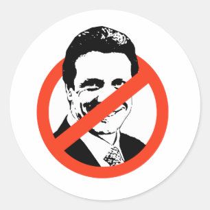 ANTI-CUOMO - CLASSIC ROUND STICKER