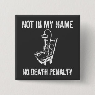 Anti Death Penalty Pin Button