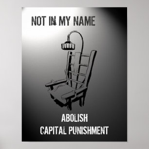 Anti Death Penalty Poster Print