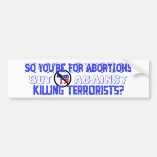 Anti Democrat Bumper Sticker
