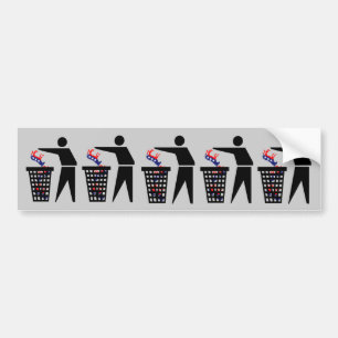 Anti Democrats Bumper Sticker