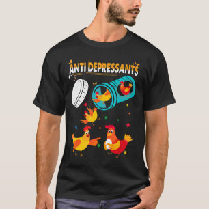 Anti Depressants Chicken For Christmas T-Shirt