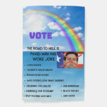 Anti-DeSantis Garden Flag