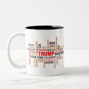 Anti Donald Trump 2020 Two-Tone Coffee Mug