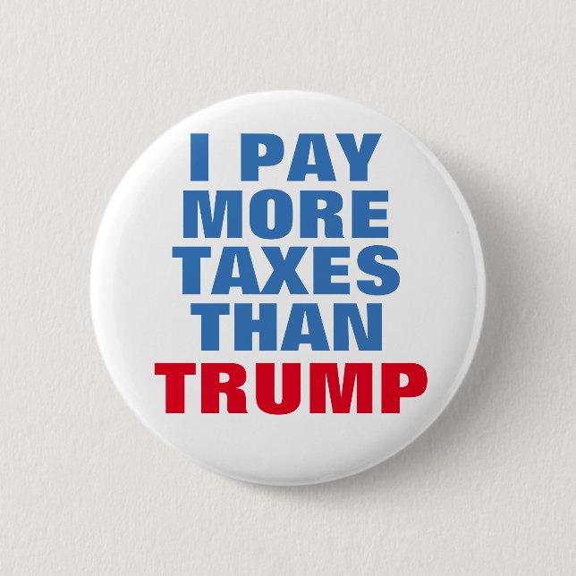 Anti Donald Trump button (Front)
