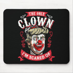 Anti Donald Trump T Shirt Funny Clown Resist Men Mouse Mat