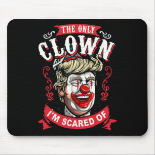 Anti Donald Trump T Shirt Funny Clown Resist Men W Mouse Mat